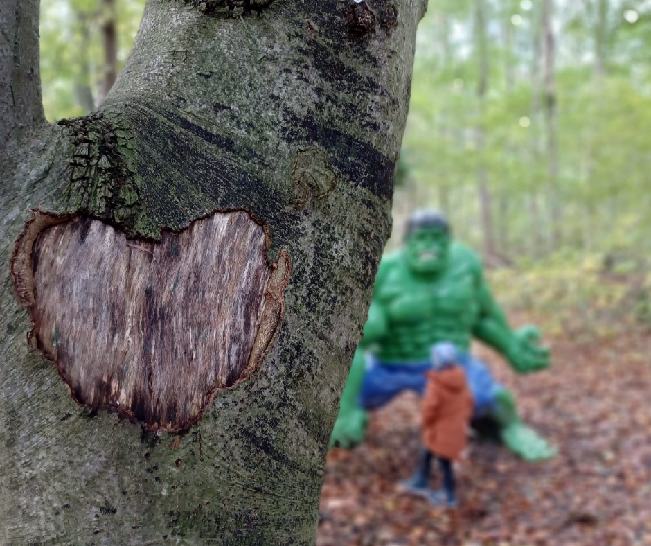 Hulk-Figur im Kunstpark Augustenborg