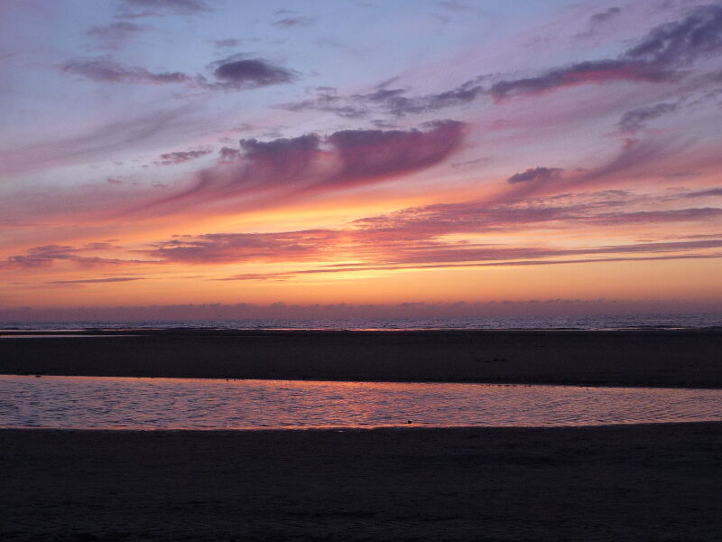 Sonnenuntergang Amrum, Sommerferien