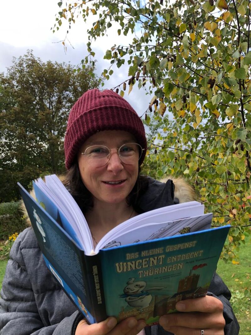 Das kleine Gespenst - Vincent entdeckt Thüringen, Kinderbuch, Biber und Butzemann, Kinderbuchverlag, Autorin Anja Tettenborn