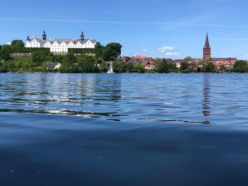 Kanufahren auf dem Plöner See, Paddeltour rund um Plön, 5-Seenfahrt
