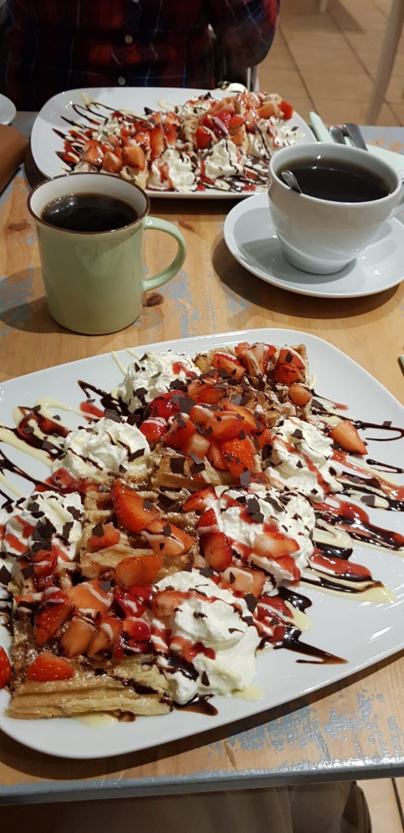 Waffelessen und Kaffeetrinken im Waffelhus, Dat Waffelhuus