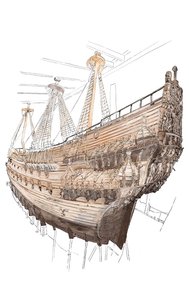 Stockholm und Smaland mit Kindern, Schiff Vasa in Stockholm