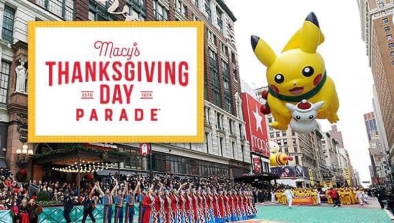 Atemberaubende Thanksgiving Parade in New York