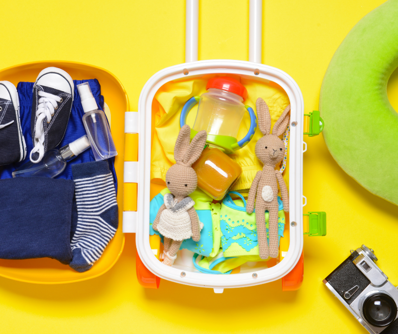 Mit Kindern entspannt reisen und den Koffer packen